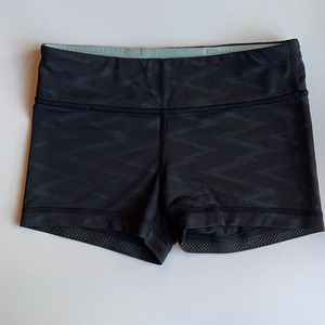 Black patterned volleyball/dance/cheer shorts.